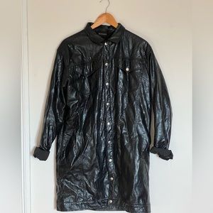 Hayley Elsaesser Pleather Jacket